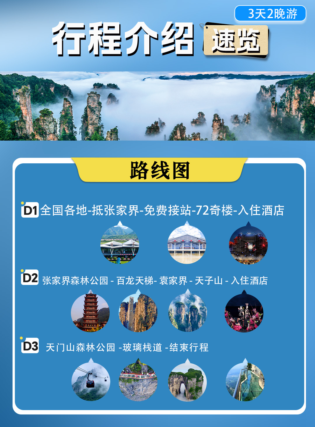 遇見(jiàn)張家界行程介紹2